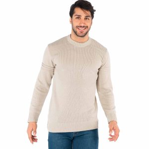 پلیور بافت مردانه یقه گرد Sevin مدل 33835