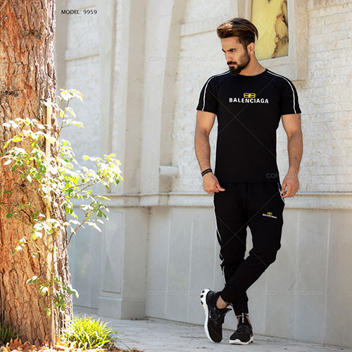 ست تیشرت شلوار مردانه Balenciaga مدل S 9959
