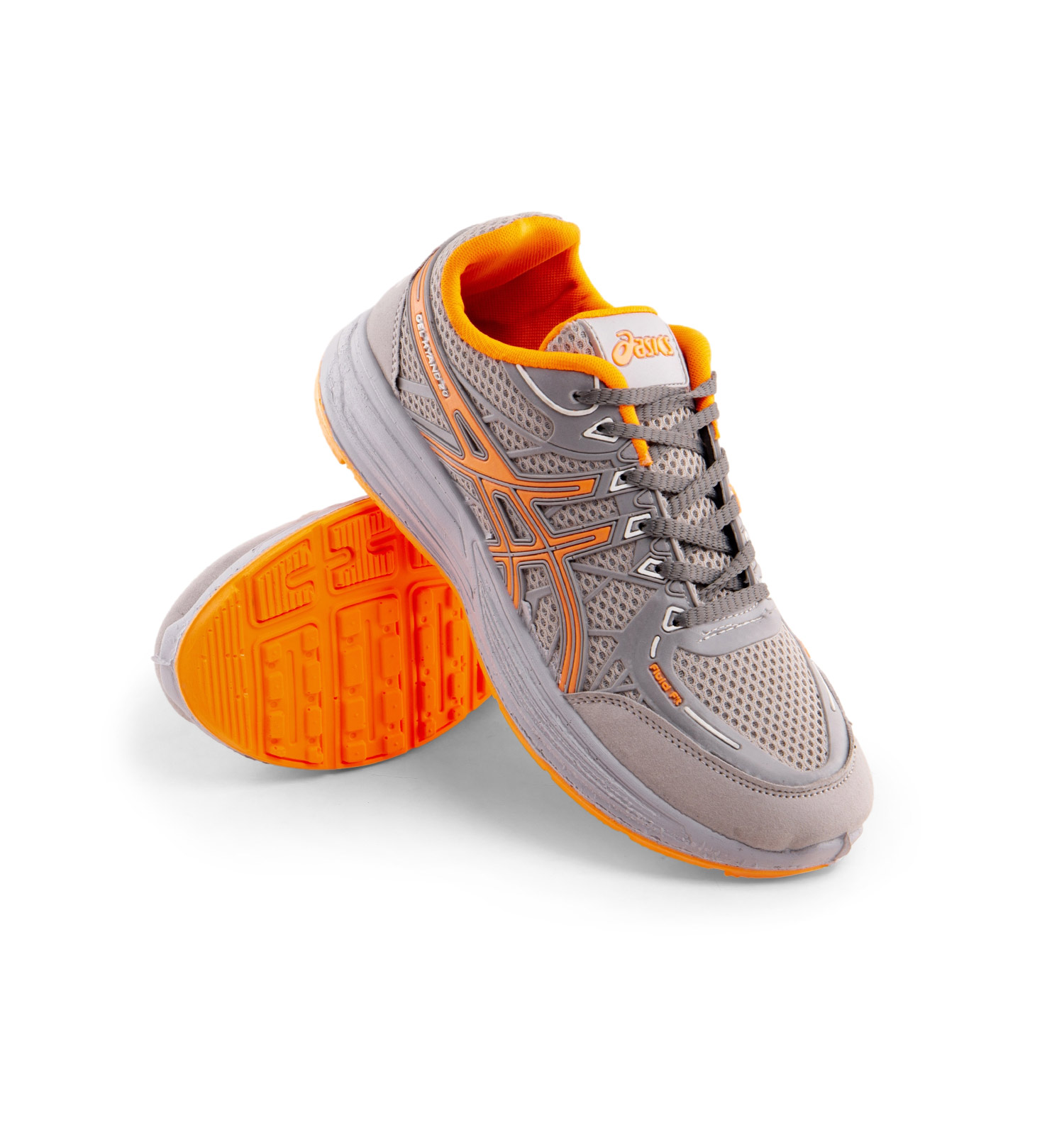 کفش اسپرت Asics مردانه طوسی بندی مدل 43087