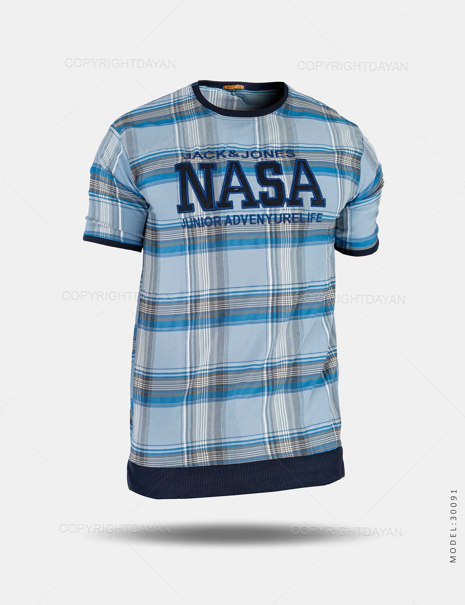 تیشرت مردانه Nasa مدل 30100