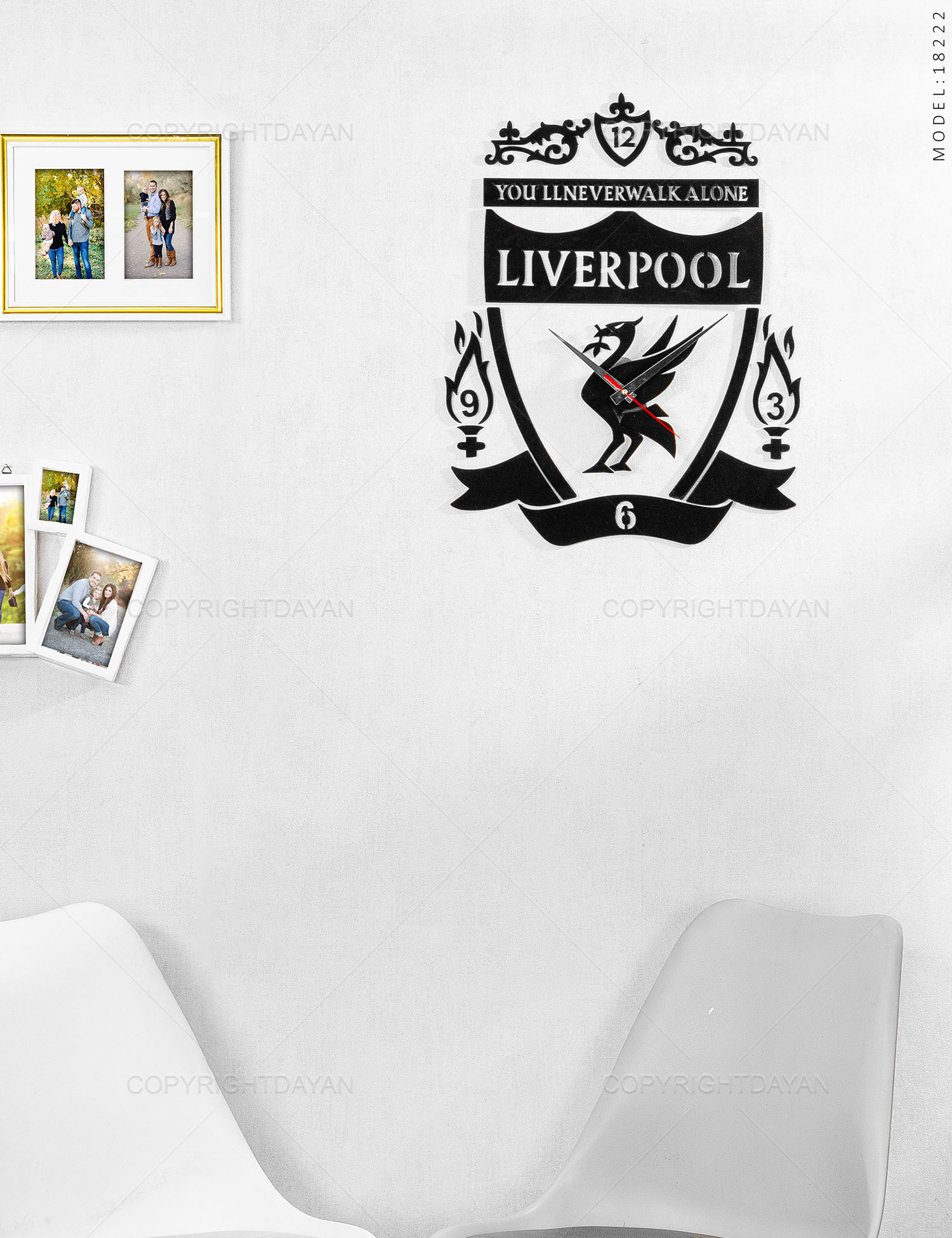 ساعت دیواری Liverpool مدل 18222
