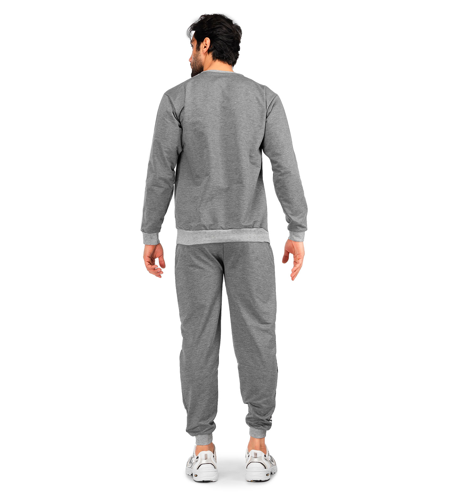 ست بلوز شلوار مردانه آستین بلند ساده یقه گرد Adidas مدل 40980