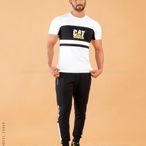ست تیشرت شلوار مردانه Cat مدل 14469