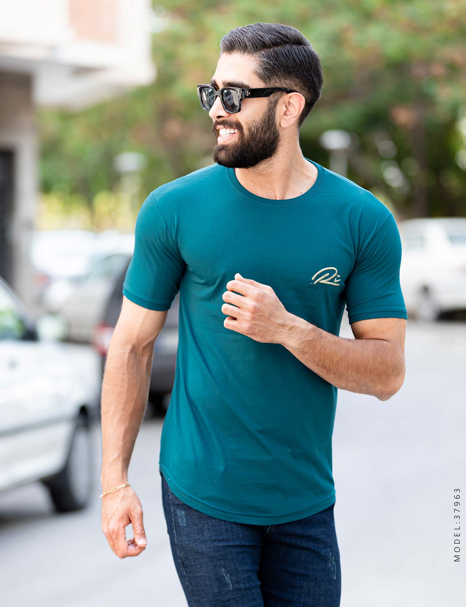 تیشرت مردانه یقه گرد Alma مدل 37963