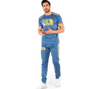 ست تیشرت شلوار مردانه آستین کوتاه ساده یقه گرد مدل 44148