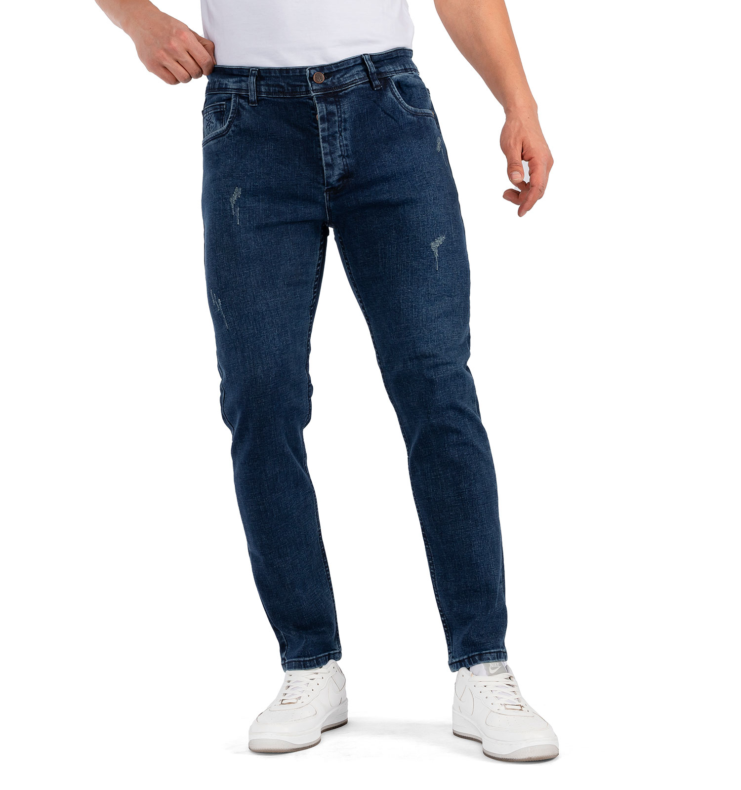 شلوار لی راسته مردانه اسپرت مدل 42299