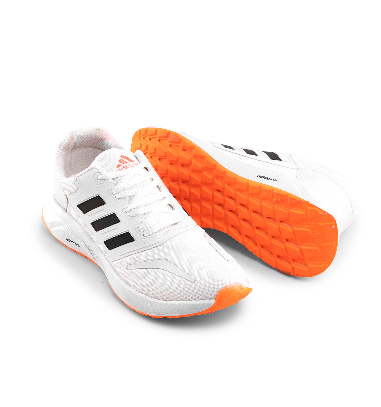 کفش اسپرت Adidas مردانه سفیدبندی مدل 43317