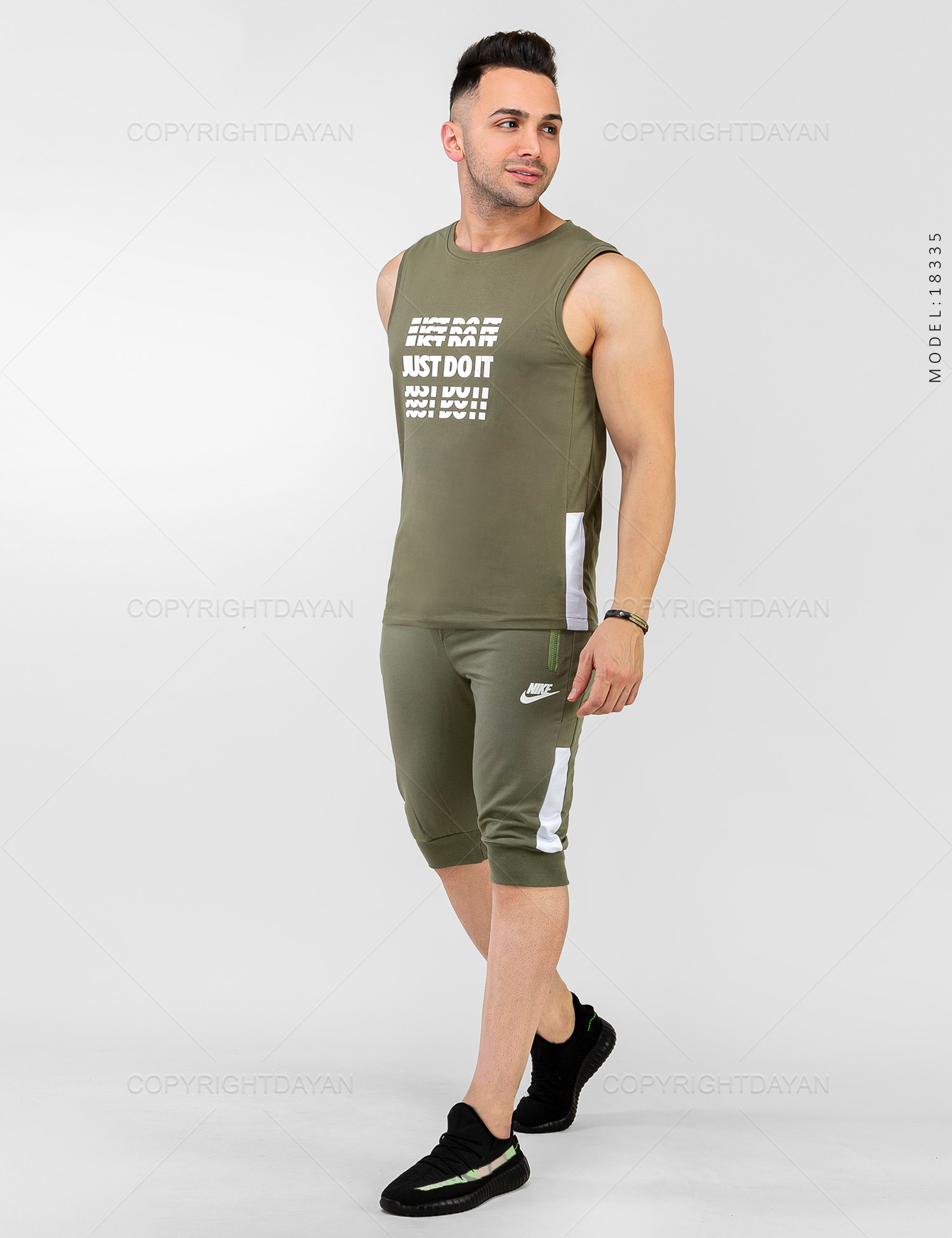 ست رکابی شلوارک مردانه Nike مدل 18335