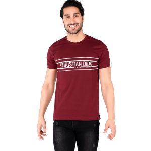 تیشرت Chiristian Dior یقه گرد مردانه ساده مدل 43727