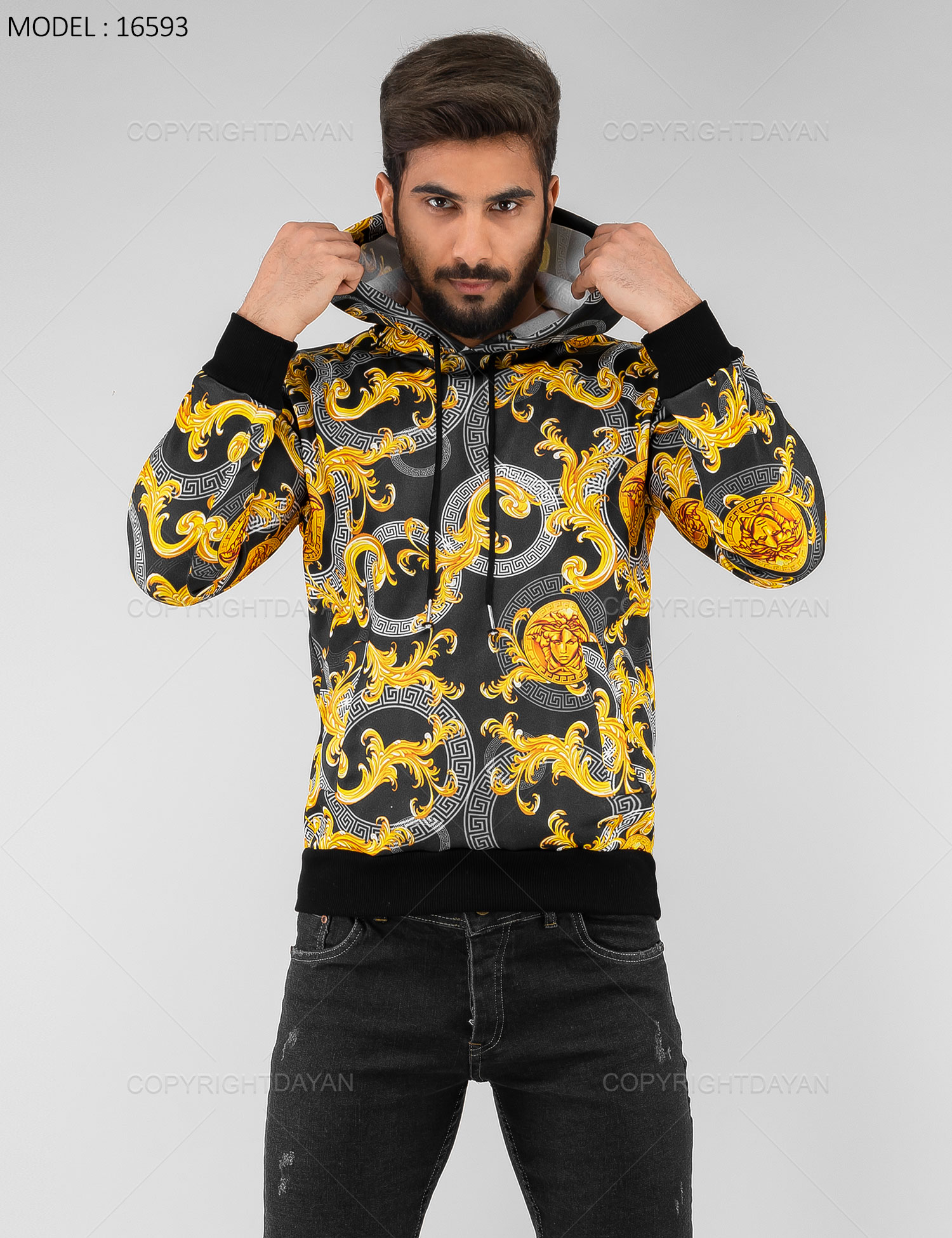 سویشرت مردانه Versace مدل 16593