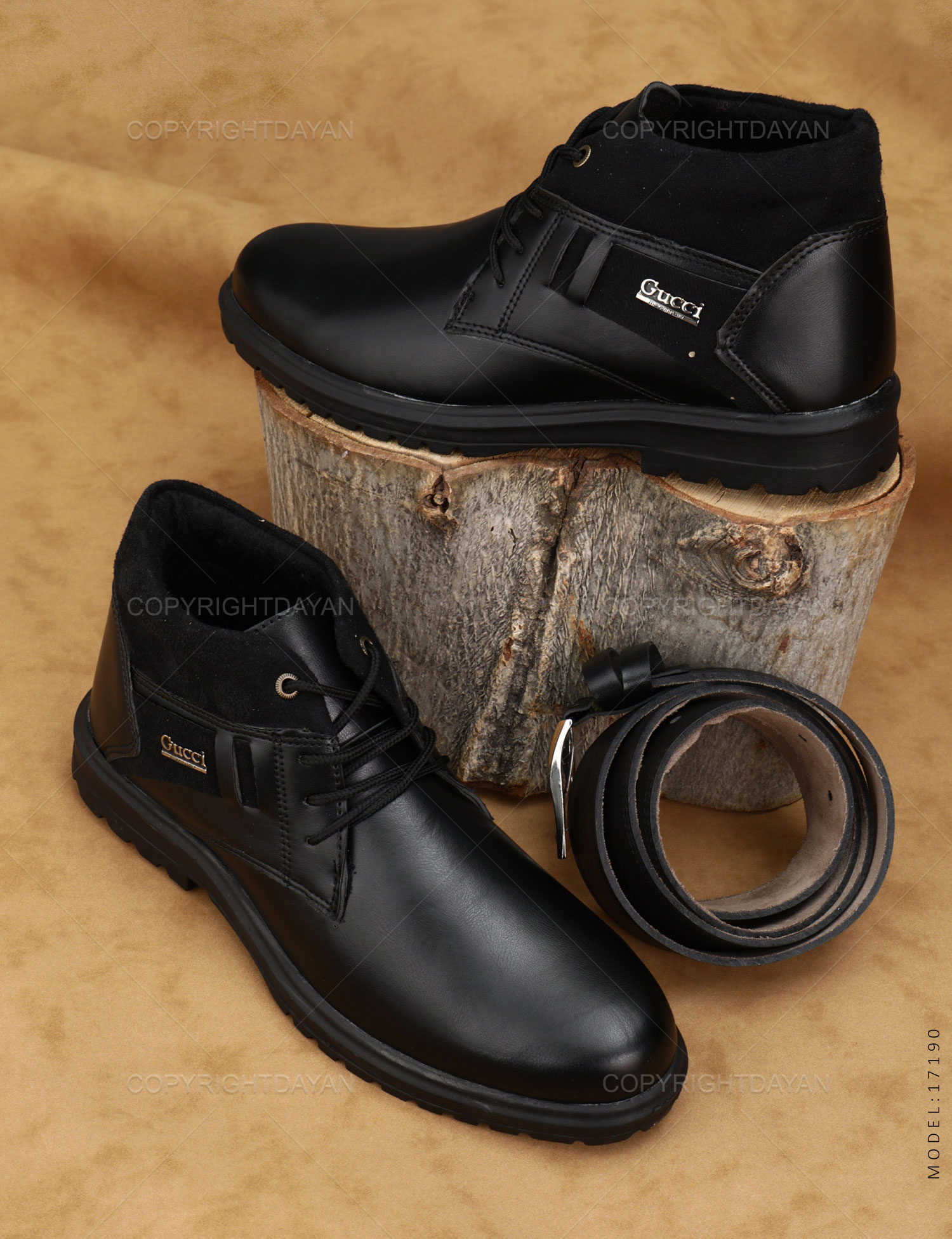 نیم بوت مردانه Gucci مدل 17190