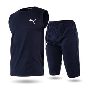 ست رکابی شلوارک مردانه Puma مدل 37726