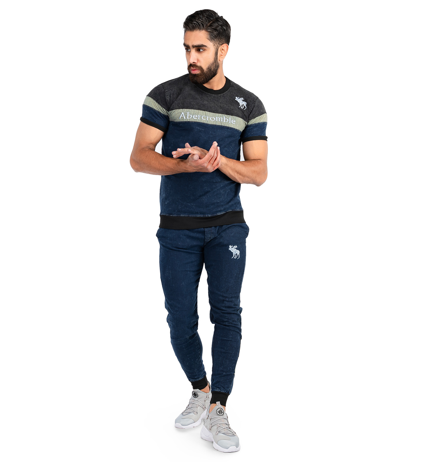 ست تیشرت شلوار اسپرت لی Abercrombie & Fitch مدل 39194