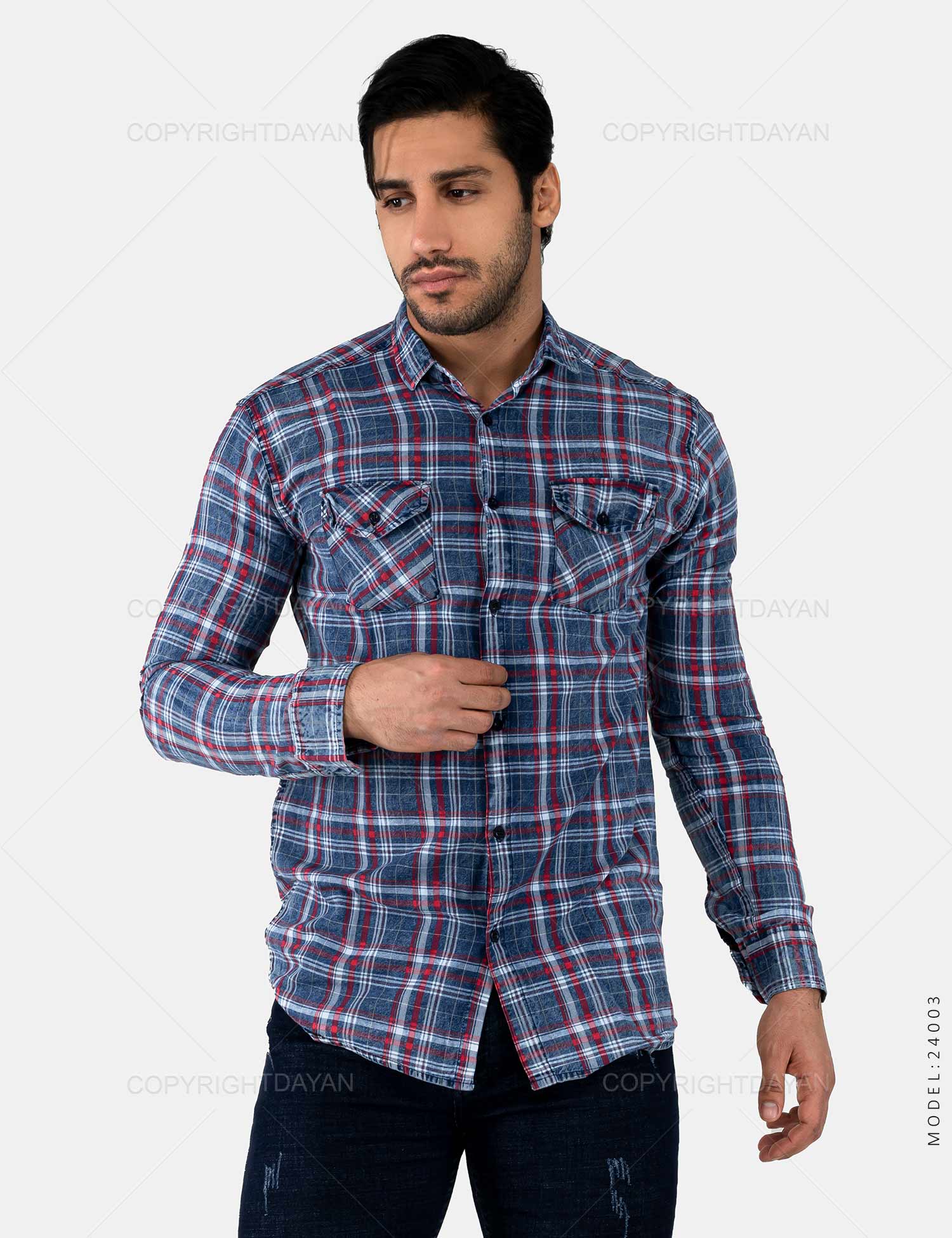 پیراهن مردانه Benson مدل 24003