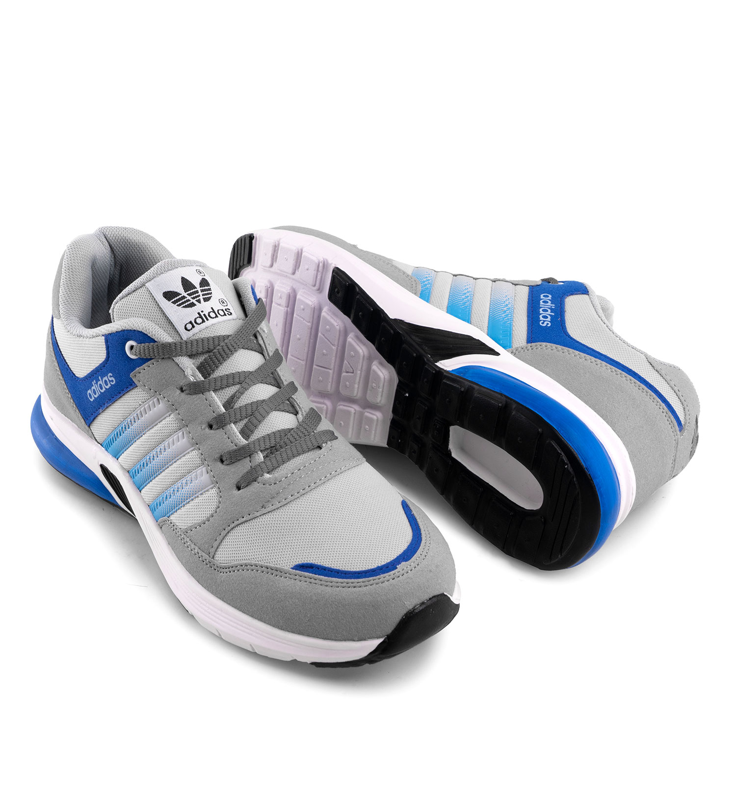 کفش اسپرت Adidas مردانه طوسی بندی مدل 43192