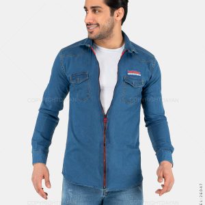 پیراهن لی زیپ دار مردانه Floy مدل 26047