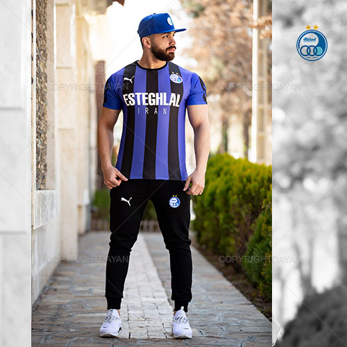 ست تیشرت شلوار مردانه Esteghlal مدل M 9035