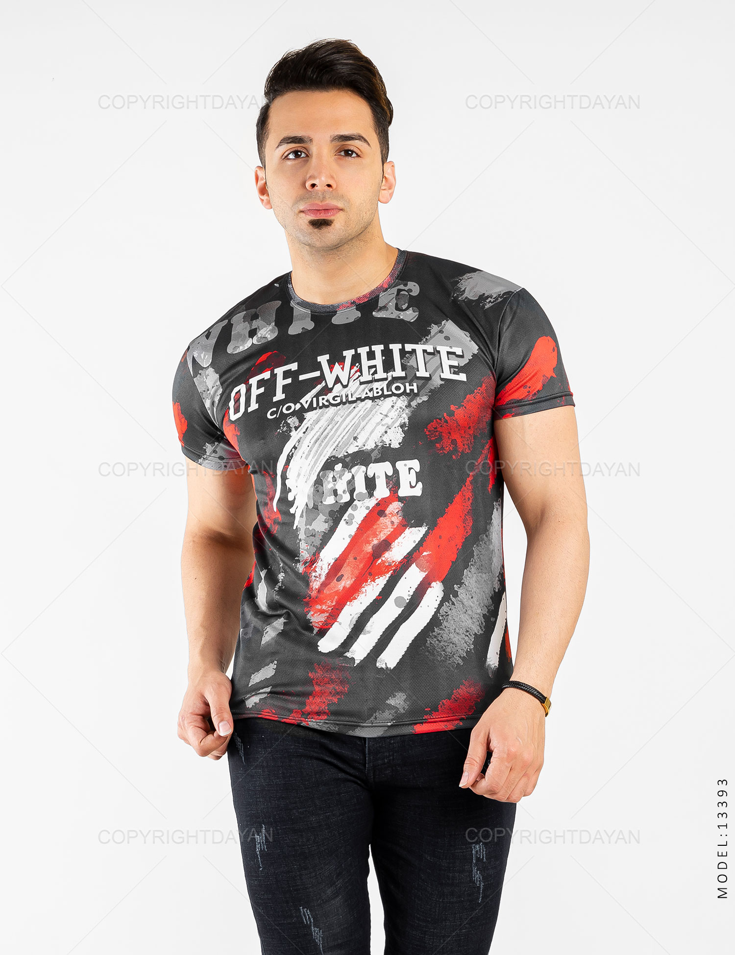 تیشرت مردانه Off – White مدل 13393