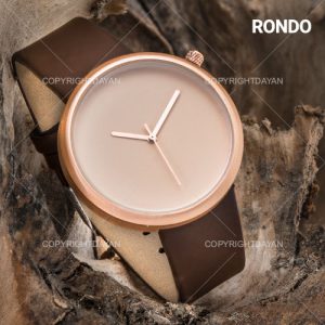 ساعت مچی مردانه Rondo (قهوه ای)