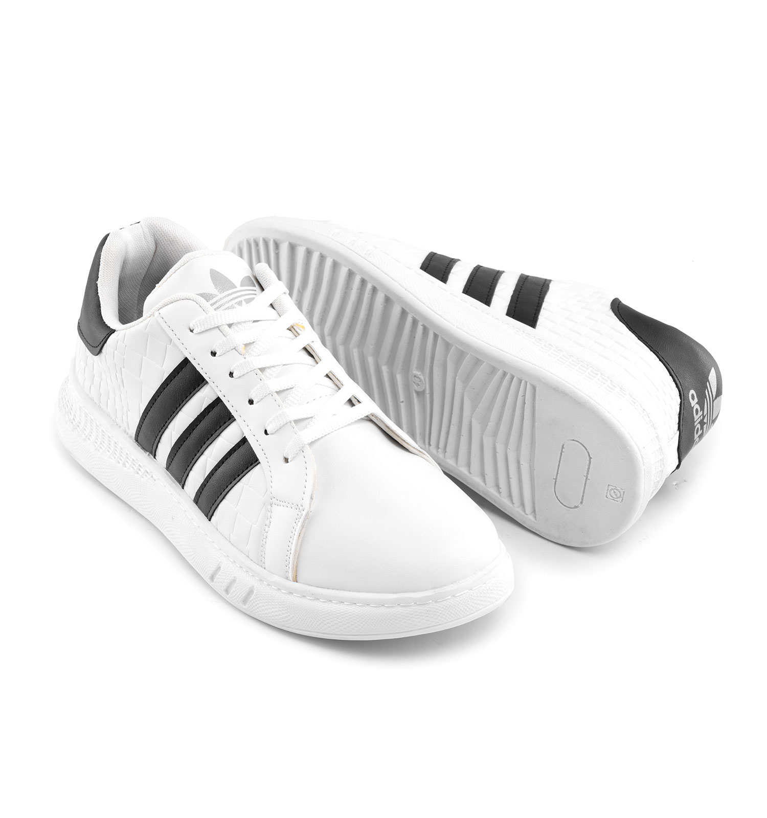 کفش اسپرت Adidas مردانه سفید بندی مدل 43733