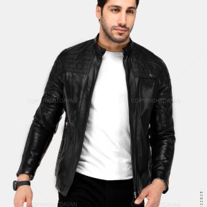 کاپشن چرمی مردانه Chanel مدل 22829