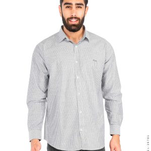 پیراهن مردانه آستین بلند راه راه Nika مدل 39781
