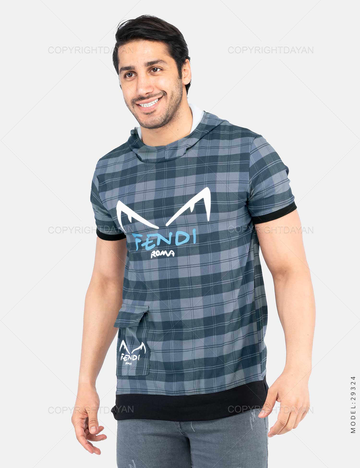 تیشرت مردانه Fendi مدل 29324