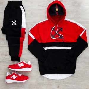 ست سویشرت شلوار مردانه Off – White مدل 11318