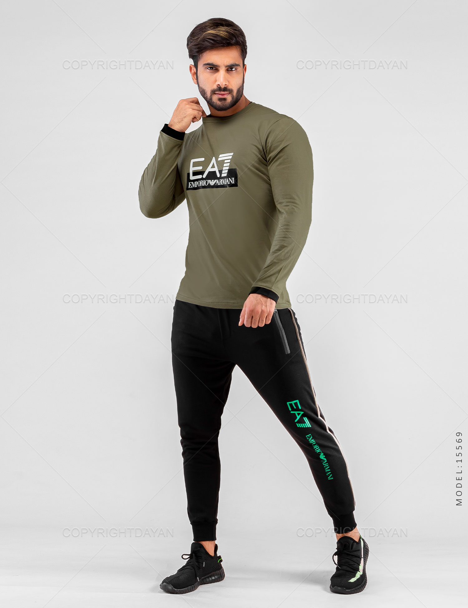 ست بلوز شلوار مردانه EA 7 مدل 15569