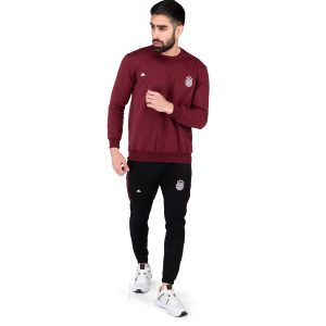 ست بلوز شلوار مردانه آستین بلند Adidas ساده یقه گرد مدل 43705