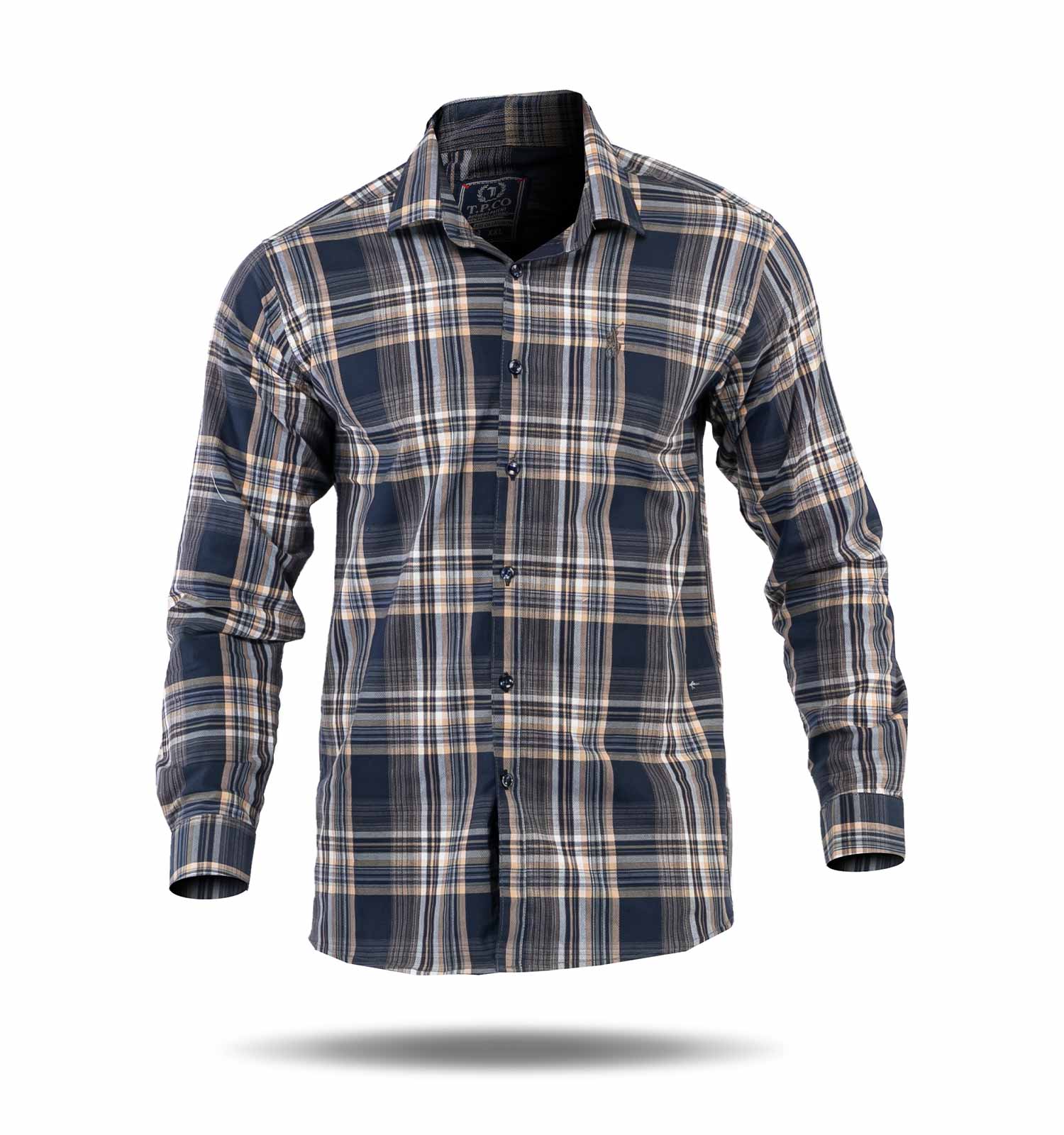 پیراهن مردانه چهارخانه Polo مدل 36826