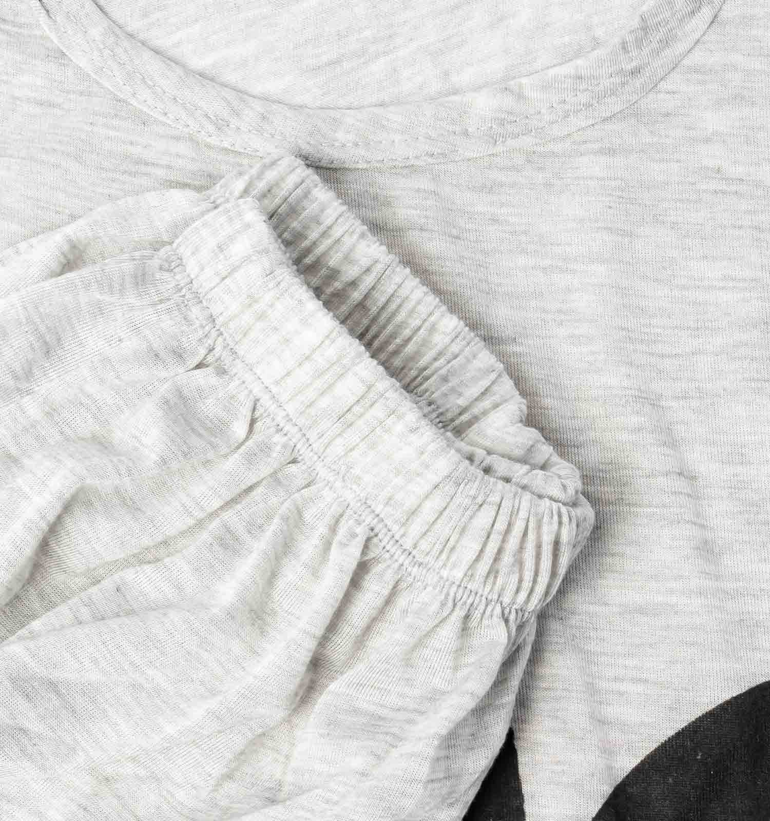 ست رکابی شلوارک مردانه آستین حلقه ای Adidas ساده یقه گرد مدل 43110