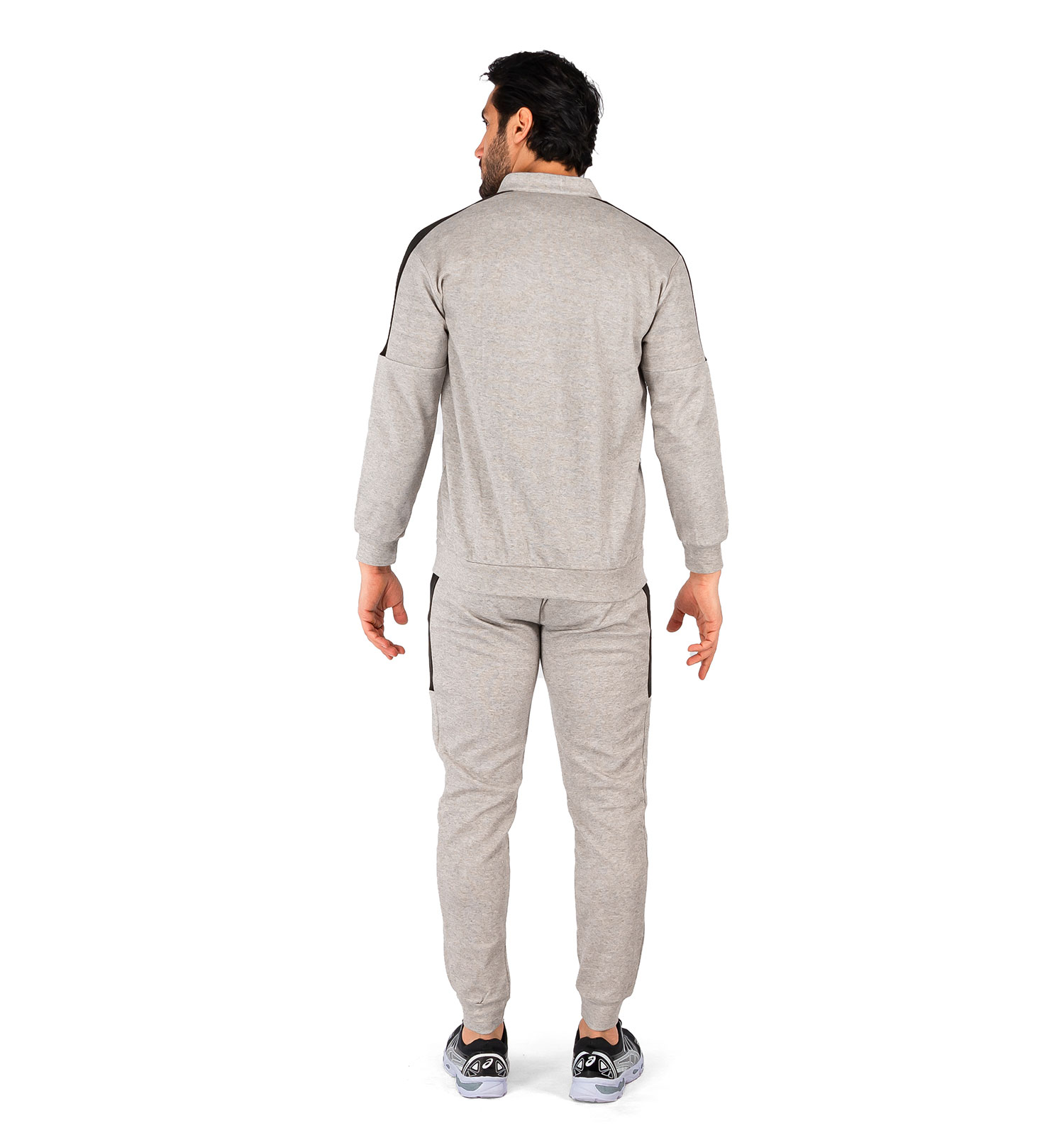 ست سویشرت شلوار مردانه آستین بلند Polo ساده یقه ایستاده مدل 43887