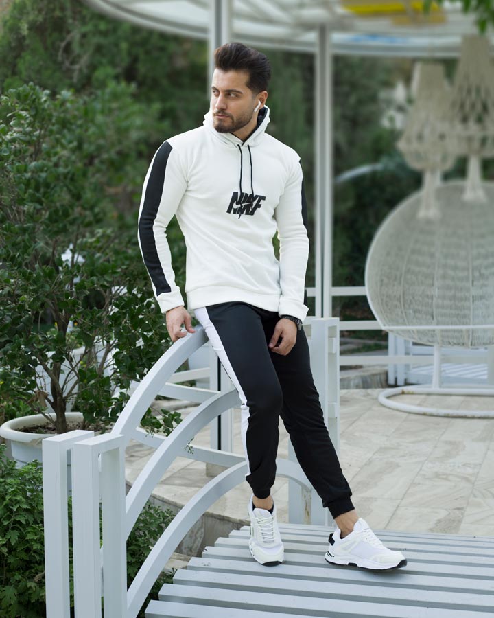 ست سویشرت شلوار Nike مدل Demon سفید