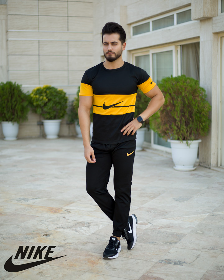 ست تیشرت شلوار nike مدل makron