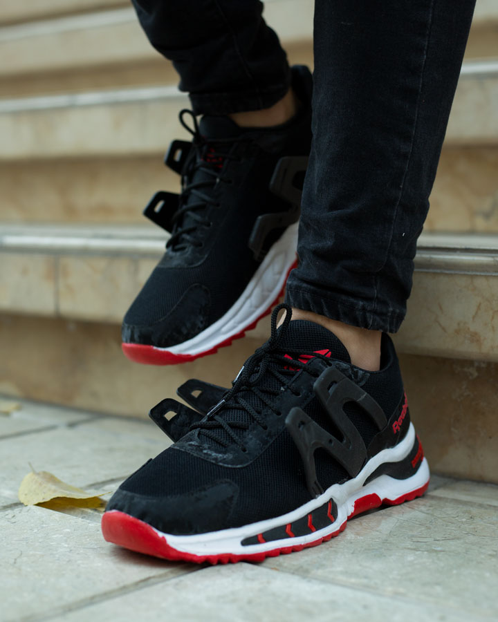 کفش مردانه Reebok مدل Stock مشکی قرمز