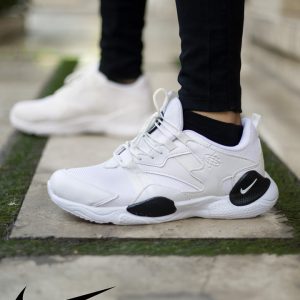 کفش مردانه Nike مدل Madrid سفید مشکی