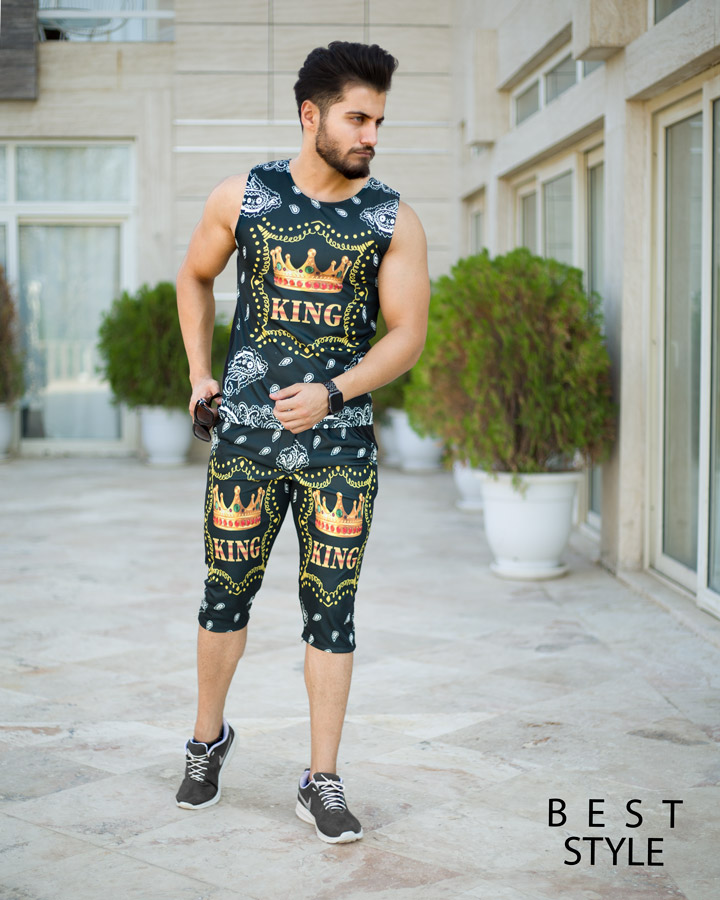 تاپ شلوارک مردانه King مدل Lavia