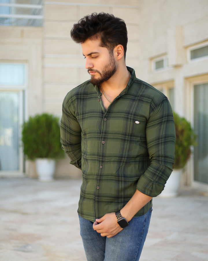 پیراهن مردانه WHI سبز