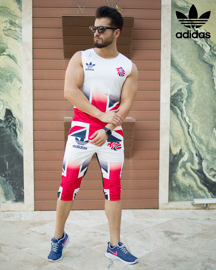 ست تاپ شلوارک مردانه adidas مدل fanta