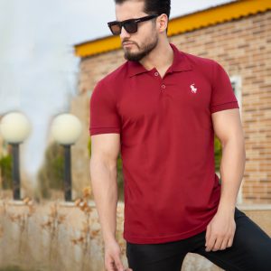 تیشرت مردانه مدل Kip زرشکی