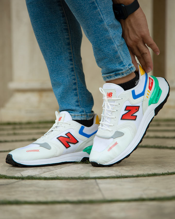 کفش مردانه New balance مدل Pires سفید