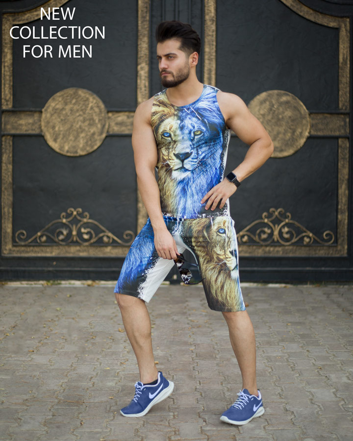 ست تاپ شلوارک مردانه مدل HDFR 1F