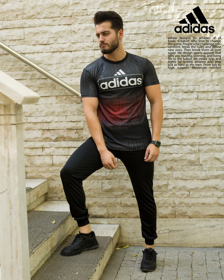 ست تیشرت شلوار adidas مدل yk