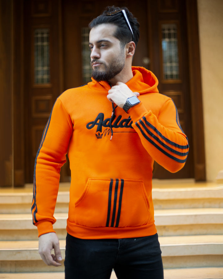 هودی مردانه Adidas مدل Modhim نارنجی