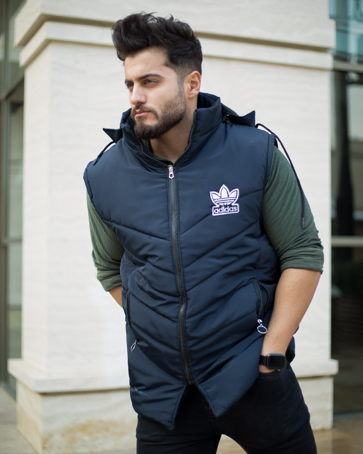 پافر مردانه Adidas مدل WRL19 سورمه ای