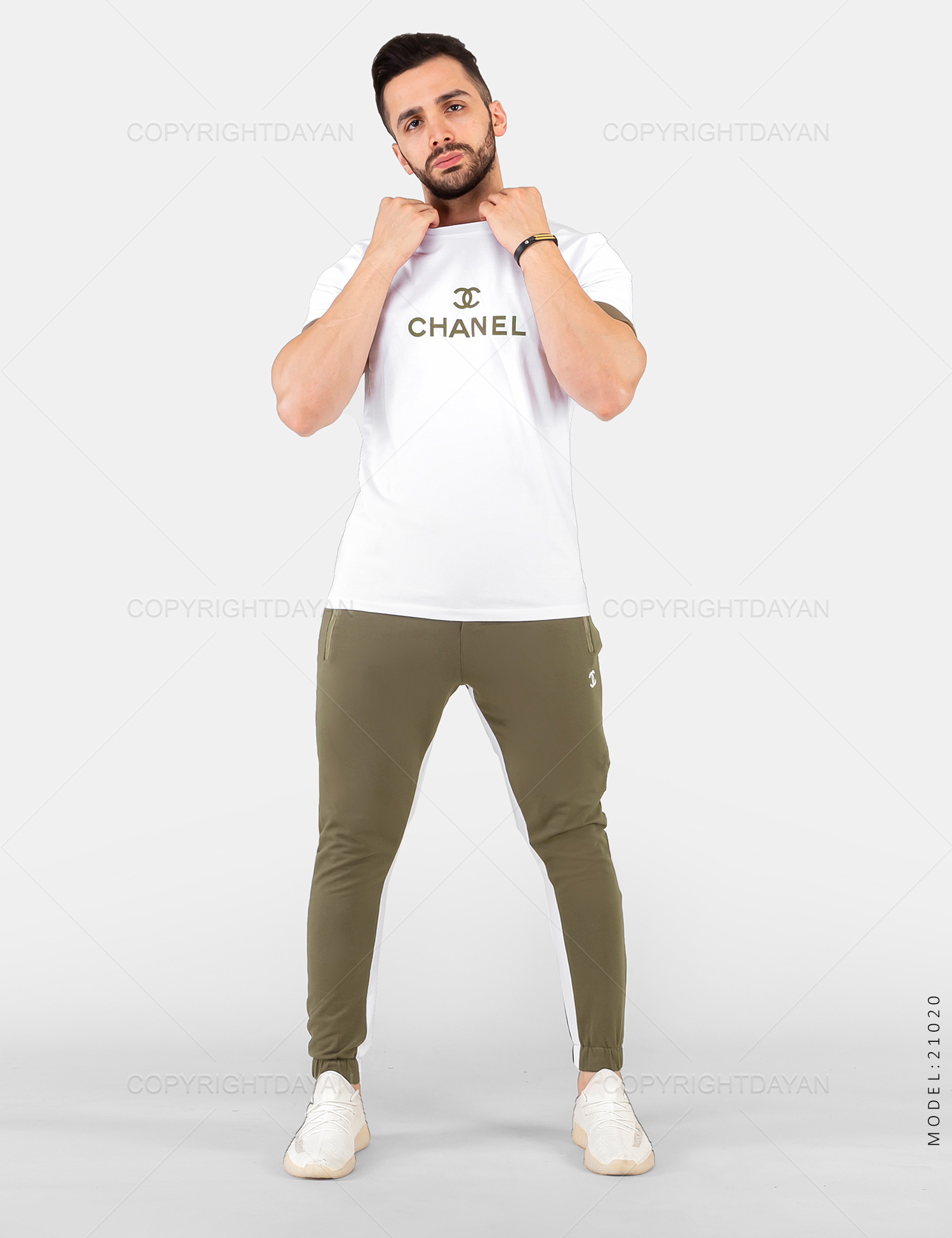 ست تیشرت شلوار مردانه Chanel مدل 21020