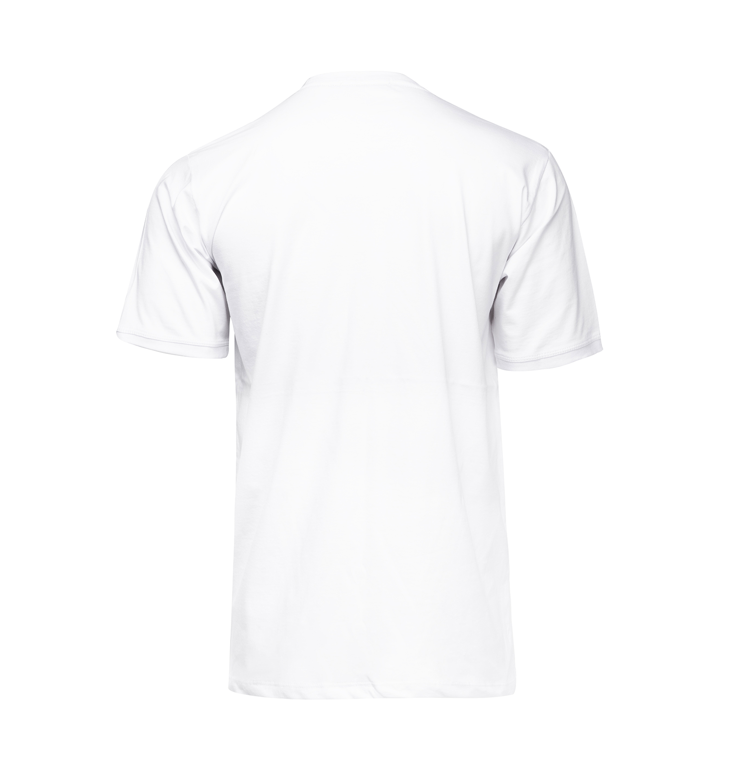 تیشرت Polo یقه گرد مردانه سفید پنبه طرحدار مدل 45224