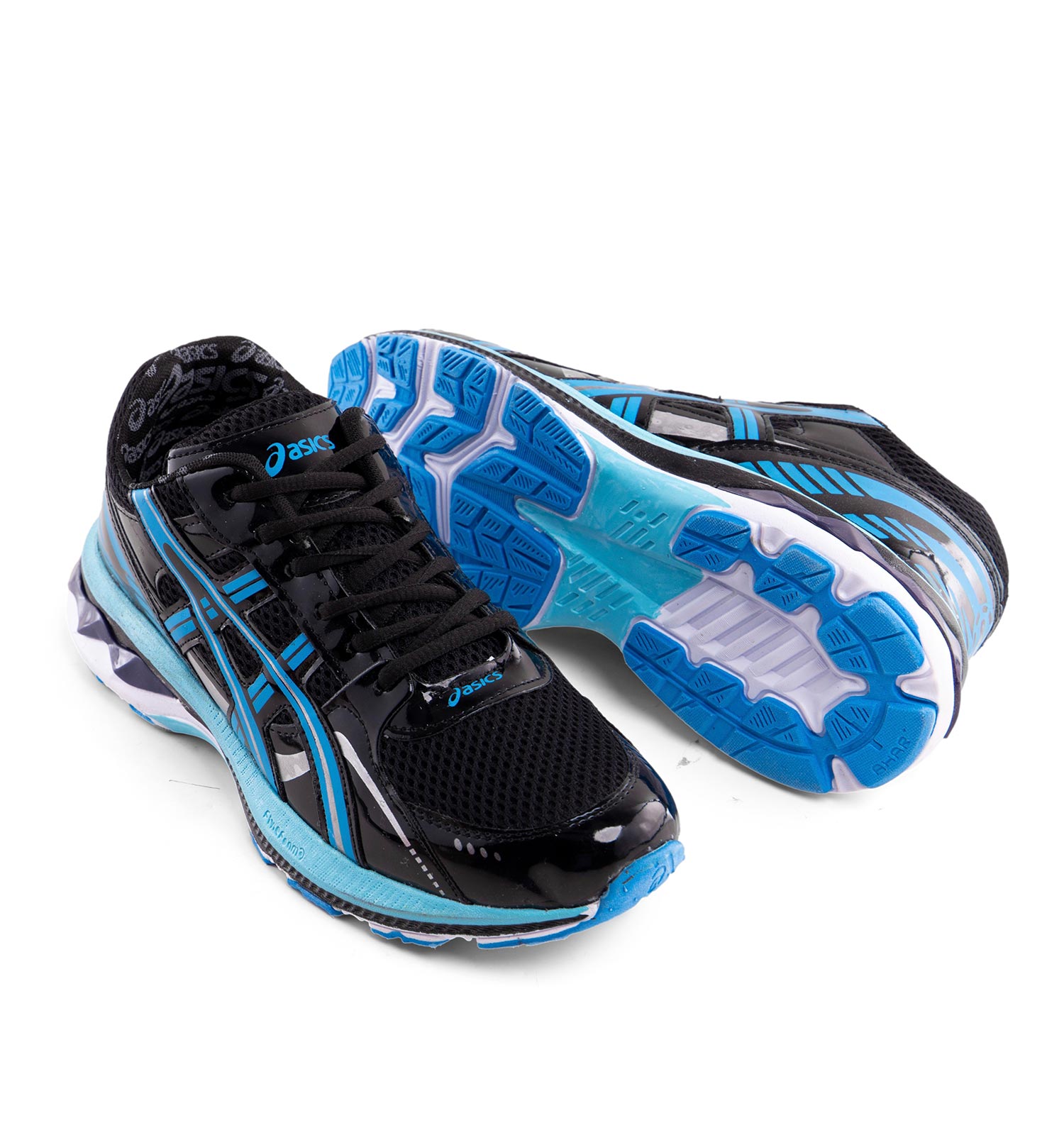 کفش اسپرت Asics مردانه مشکی بندی چرم مصنوعی مدل 42846