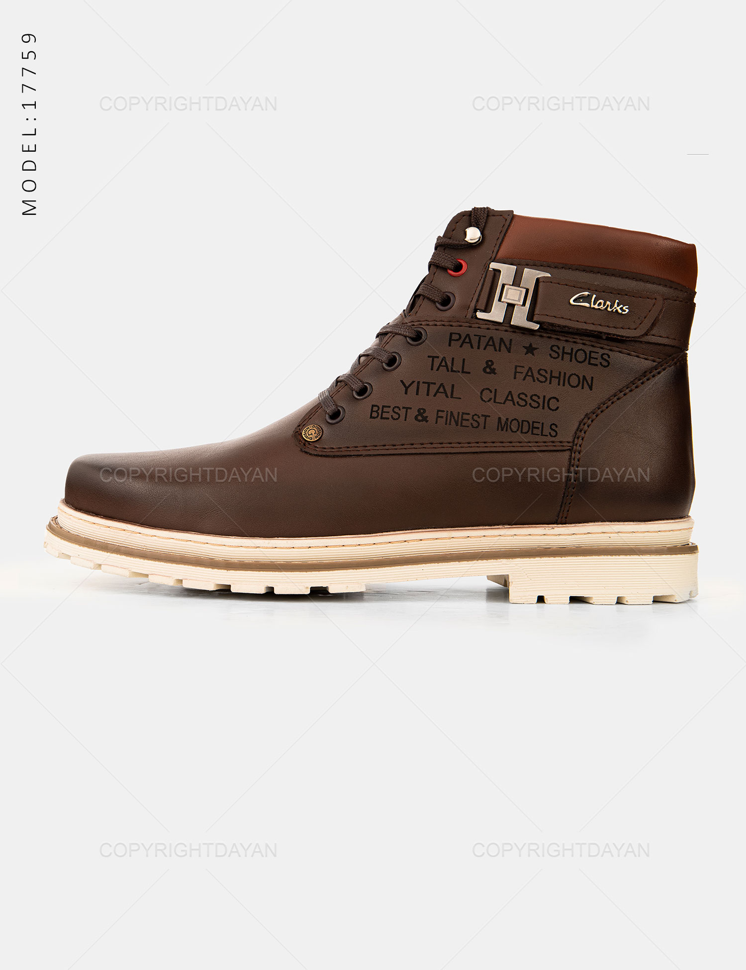 نیم بوت مردانه Clarks مدل 17759
